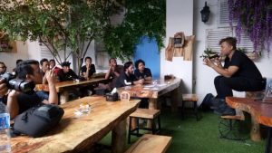 tempat makan enak di kota Medan | Workshop kelas pagi Anton Ismail di Kito Floral Cafe &amp; Resto