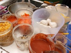 jajanan anak SD zaman now, Berbagai bahan pilihan membuat seblak