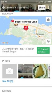 kue artis di Bogor, Bogor Princess Cake