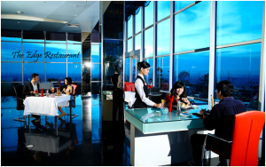restoran romantis di Kota Medan, Suasana makan di The Edge Swissbell Hotel