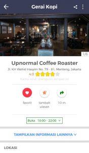roti bakar di Jakarta, Upnormal coffee roaster
